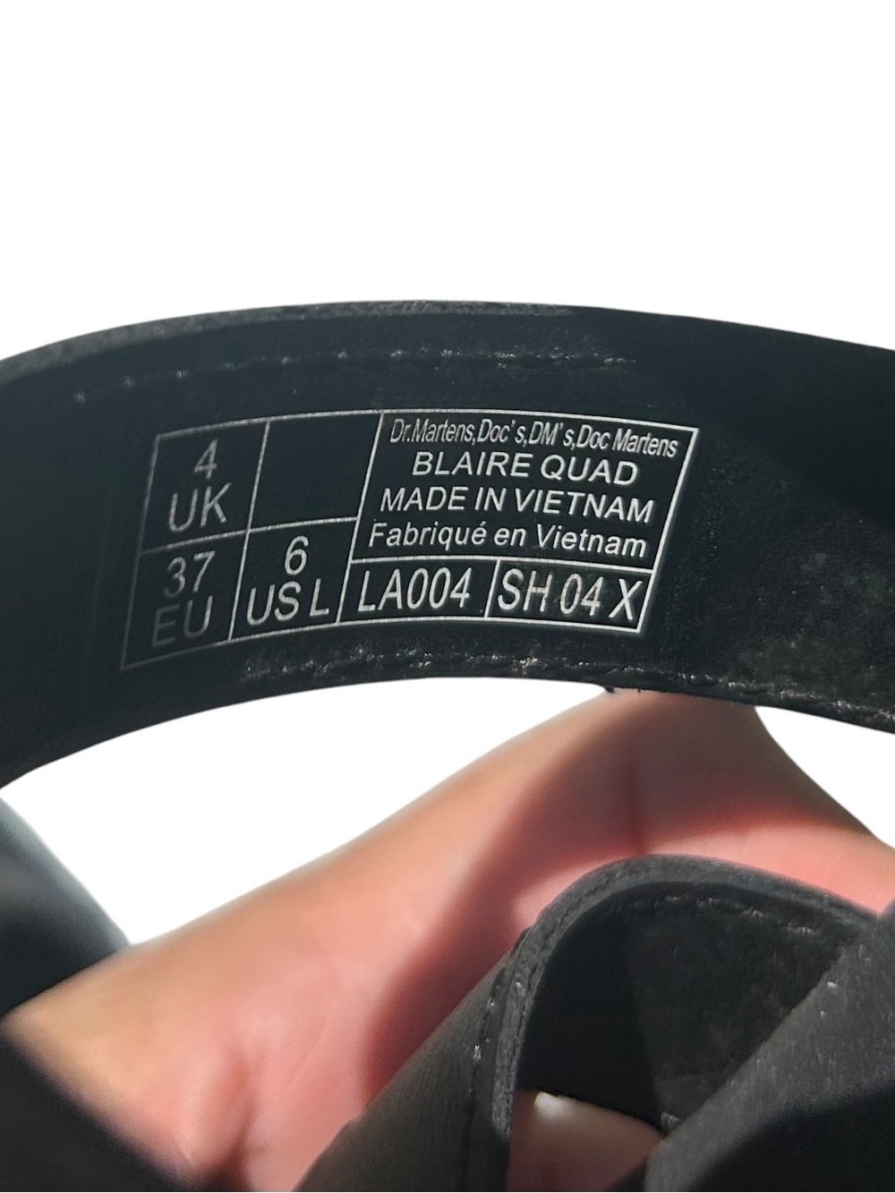 Dr. Martens Black Platform Gladiator Sandals - Picture 5 of 6